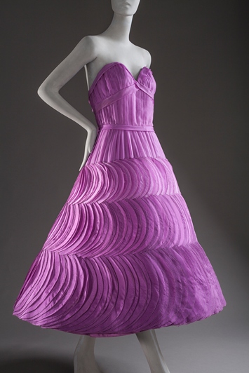 Jean Dessès, Woman’s Evening Dress, 1956, purchased with funds provided by Ellen A. Michelson, photo © 2012 Museum Associates/LACMA. All rights reserved
