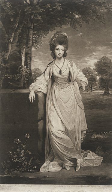 Valentine Green England, 1739-1813 After Joshua Reynolds England, 1723-1792 Lady Elizabeth Compton, 1781 Mezzotint Mr. and Mrs. Allan C. Balch Collection M.50.5