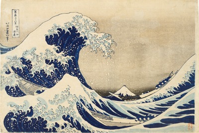 Katsushika Hokusai, The Great Wave off Kanagawa, c. 1830–31, gift of the Frederick R. Weisman Company
