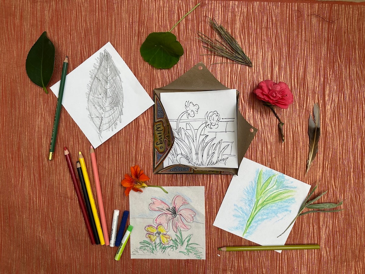 Photo © Museum Associates/LACMA, by Eszter Delgado Photo of materials