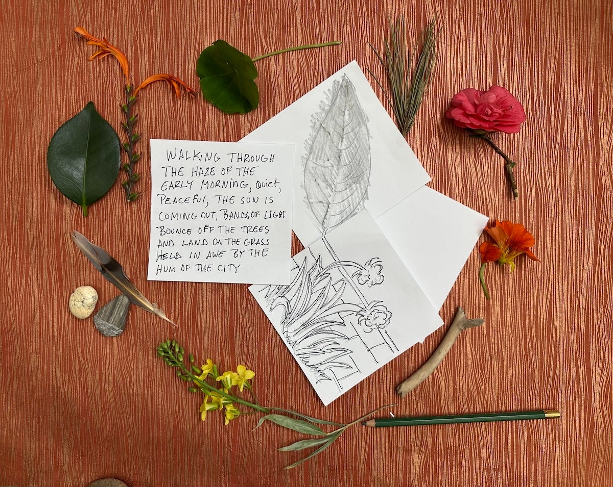 Photo © Museum Associates/LACMA, by Eszter Delgado Photo of materials