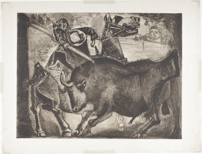 Pablo Picasso, Bull and Picador, 1952, © 2014 Estate of Pablo Picasso/Artists Rights Society (ARS), New York