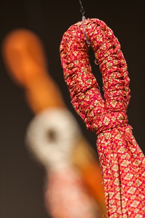 Pinaree Sanpitak, Hanging by a Thread, installation view