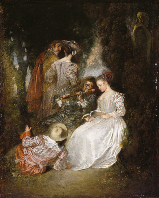 Jean-Antoine Watteau, The Perfect Accord, 1719, Gift of The Ahmanson Foundation