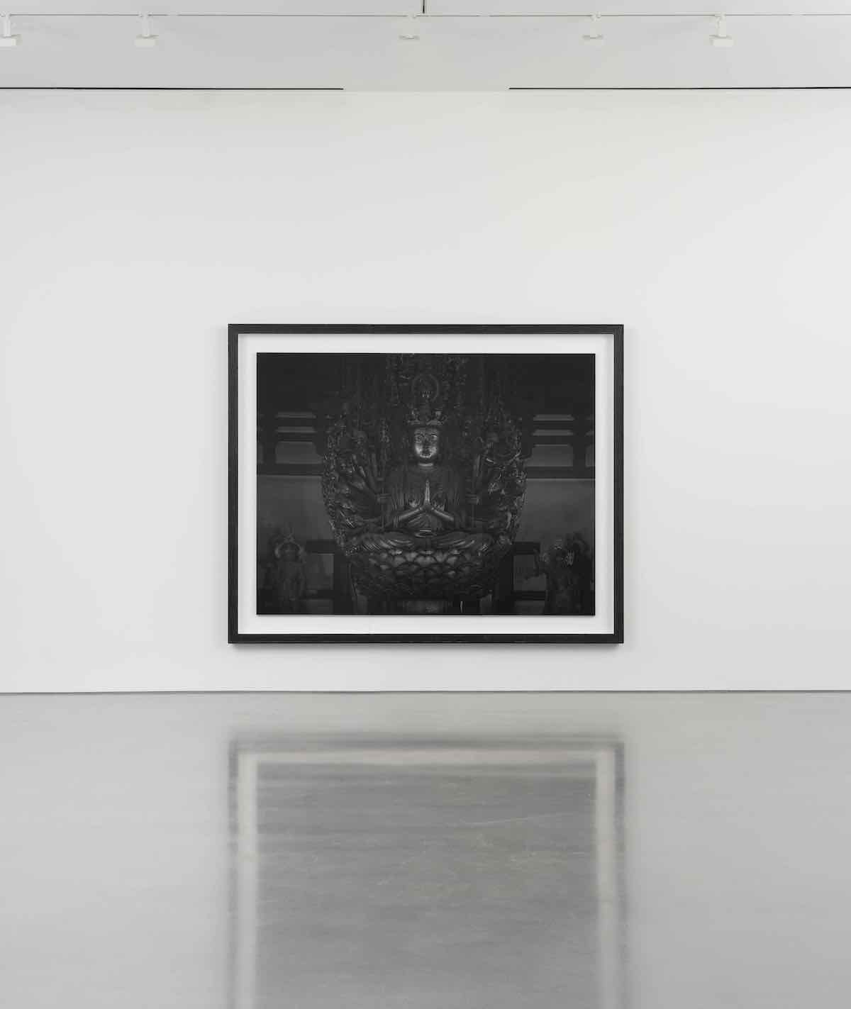 Hiroshi Sugimoto, Sea of Buddha 049 (Triptych), 1995, Los Angeles County Museum of Art, gift of the 2025 Collectors Committee, © Hiroshi Sugimoto, courtesy of Lisson Gallery, photography by Dawn Blackman