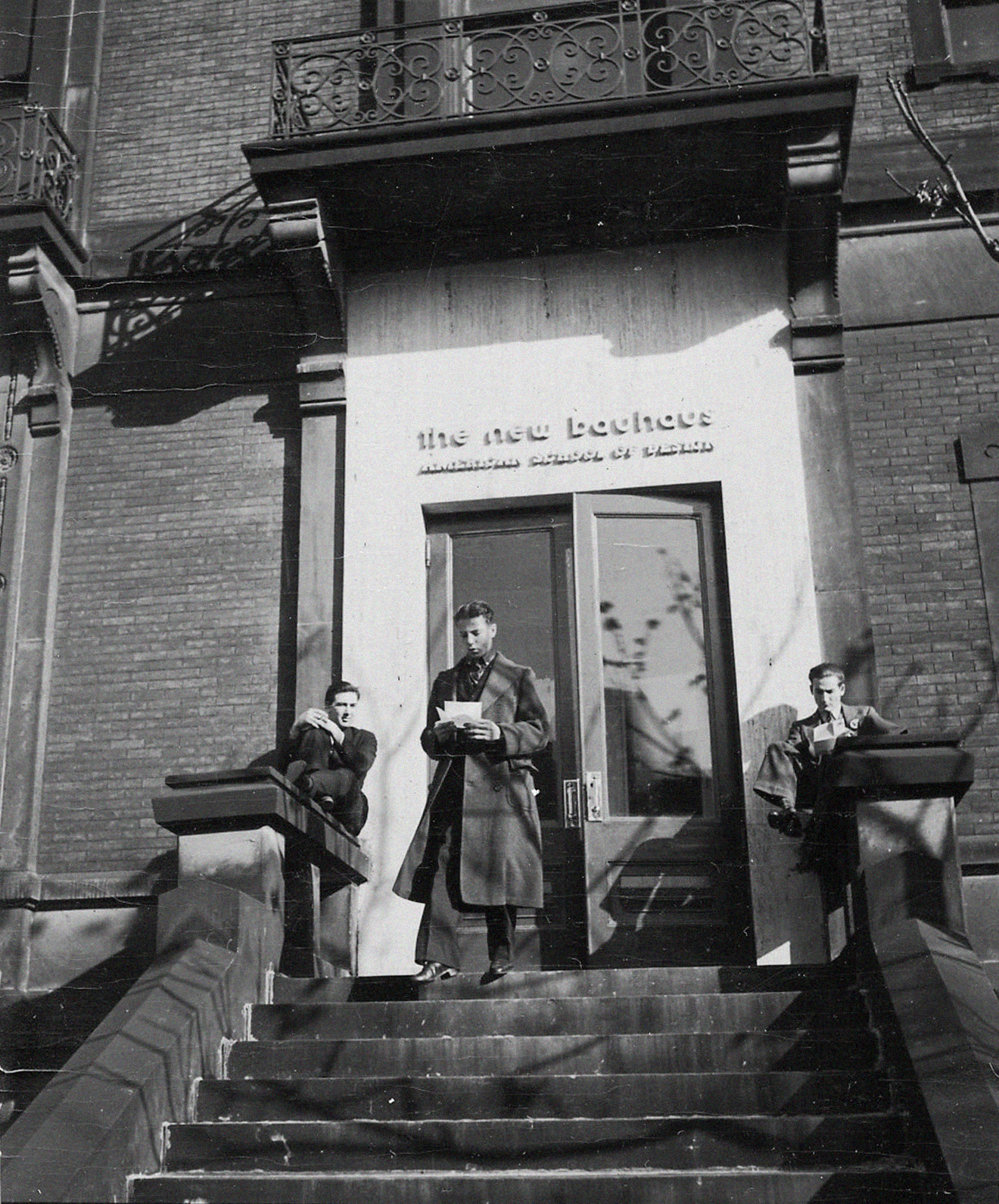 Exterior of The New Bauhaus School of Design in Chicago, 1938