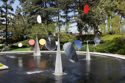 Alexander Calder, Three Quintains (Hello Girls) (pictured in its current location), 1964, Los Angeles County Museum of Art, Art Museum Council Fund