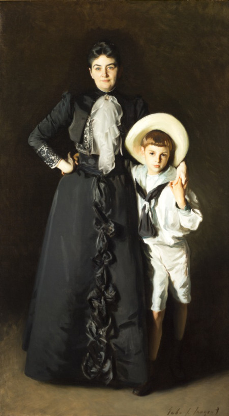 Portrait of Mrs. Edward L. Davis and Her Son, Livingston Davis, John Singer Sargent, United States, 1890, Frances and Armand Hammer Purchase Fund