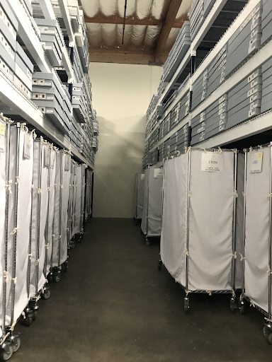 The Costume and Textiles collection in its new storage site