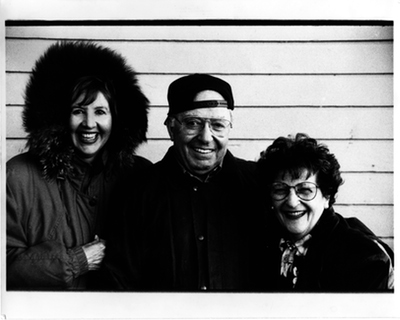 Left to right: Maggi Weston, Leonard Vernon, Marjorie Vernon, photo by Rod Dresser © Estate of Rod Dresser
