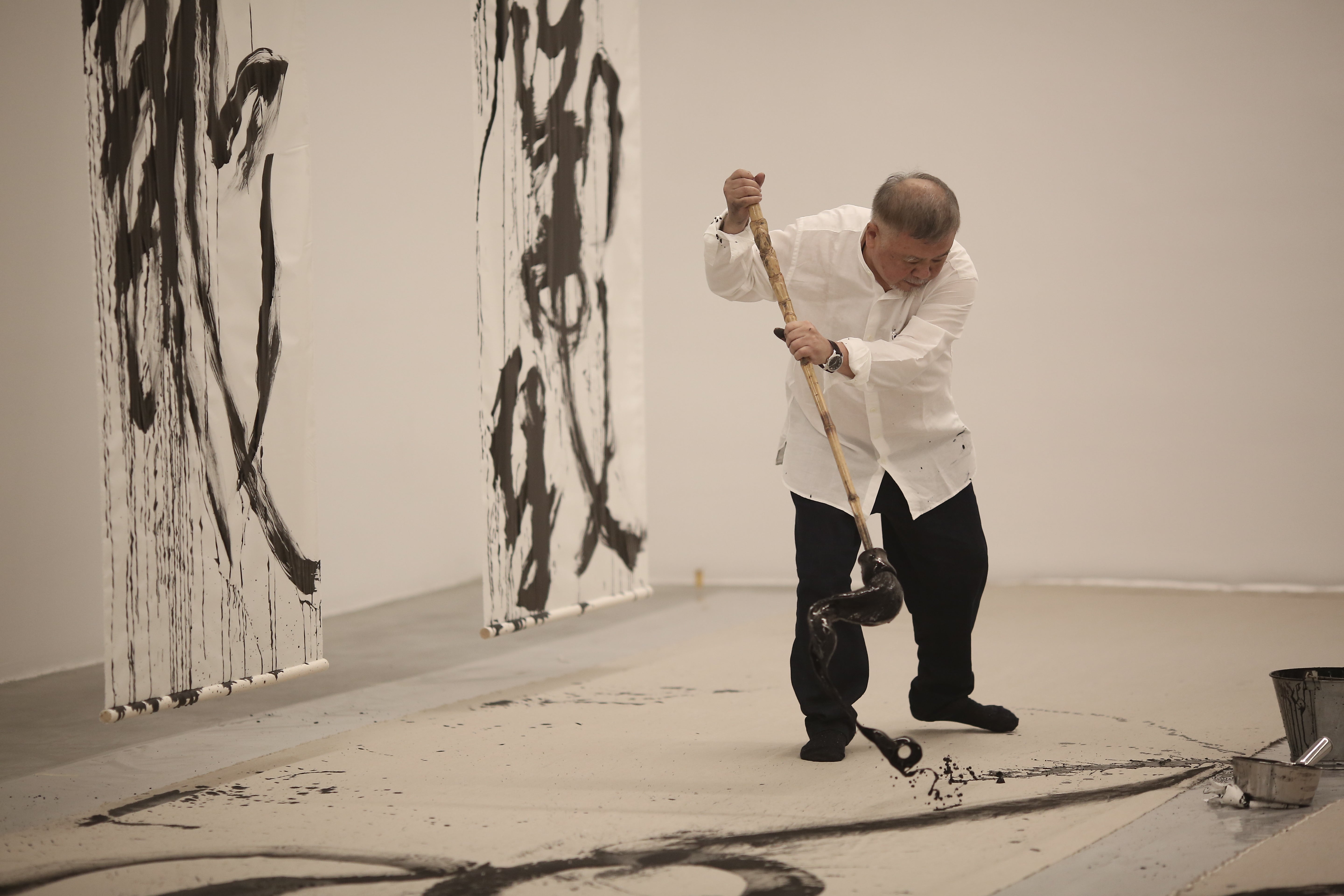 A Calligraphy and Painting Performance for Line, Form, Qi | Unframed