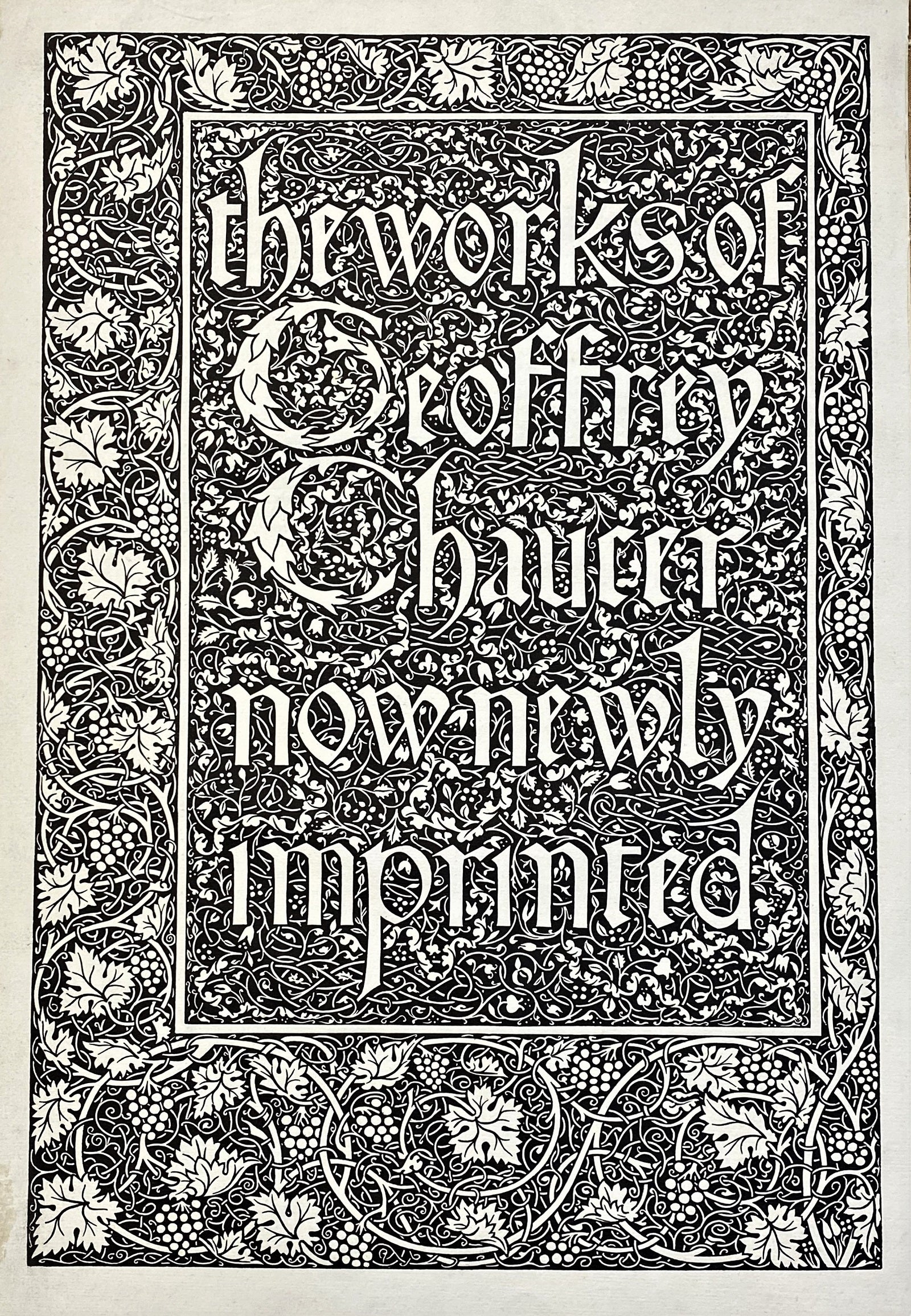 Happy Birthday to the Kelmscott Press! | Unframed