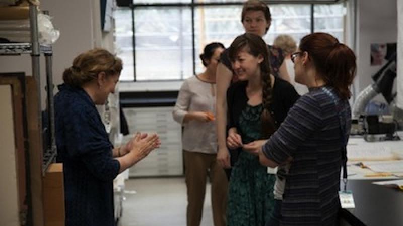 LACMA Paper Conservation Workshop Generously Funded by Linda Shaffer and Peter Loughrey