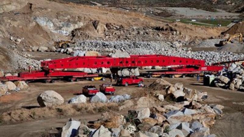 Levitated Mass: The Journey Begins