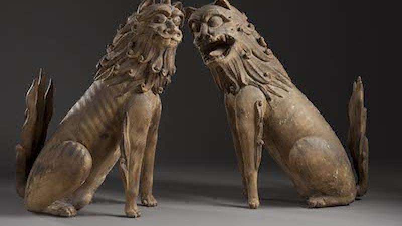 New Acquisition: Ninth-Century Pair of Guardian Lions