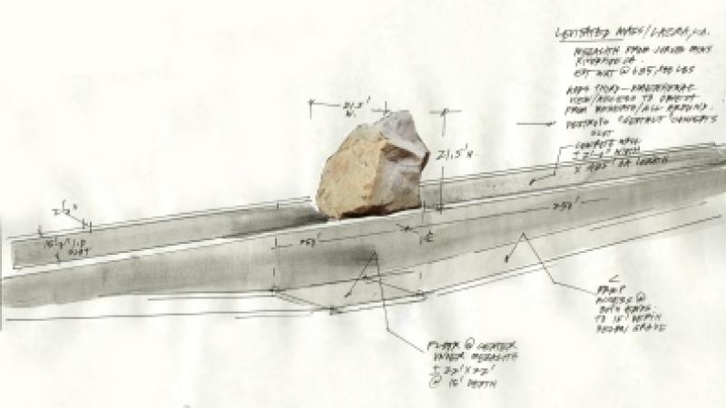 Levitated Mass Opens Sunday