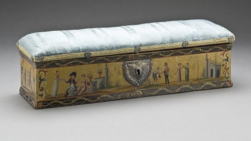 Writ in Lacquer: A Genteel Courtship on a Mexican Sewing Box