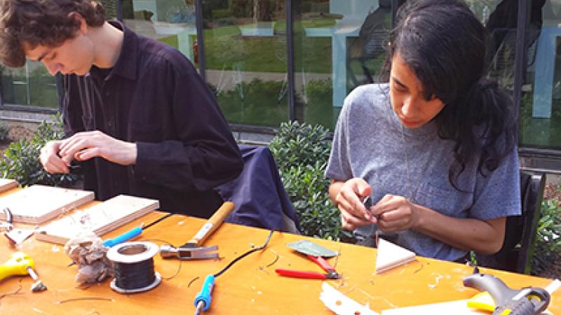 Derelict Electronics at the Art + Technology Lab