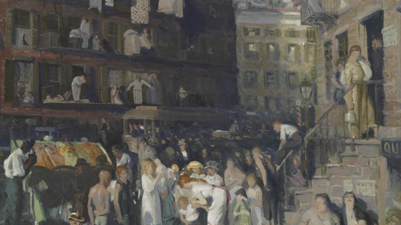 50 Works 50 Weeks: George Bellows’s “Cliff Dwellers”