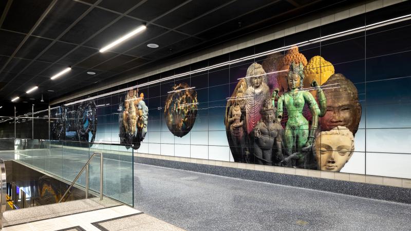 Ken Gonzales-Day Excavates LACMA’s Collection in the New Metro D Line Station