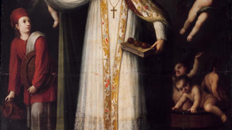 Saint Nicholas, the Historical Figure Who Inspired the Legend of Santa Claus, in Painted in Mexico