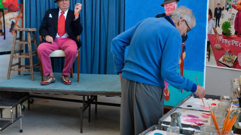 What's It Like to Sit for David Hockney?