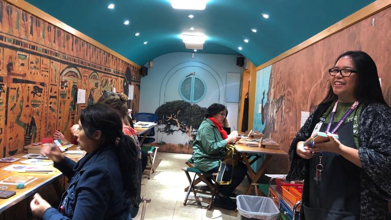 Polly Dela Rosa and LACMA’s Ancient World Mobile