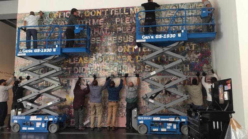 Behind the Scenes: Mark Bradford’s "150 Portrait Tone"