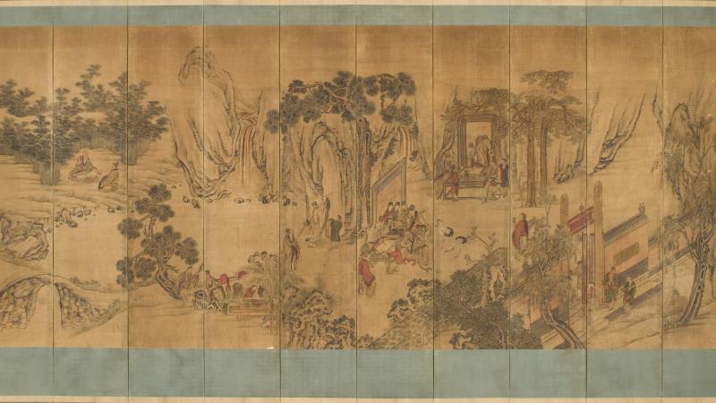 From the Collection: "Elegant Gathering in the Western Garden"