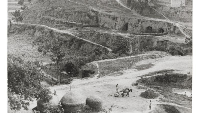 50 Works 50 Weeks: Henri Cartier-Bresson’s “Typical landscape of the Chinese countryside, with an ancient temple. Near Sanmenxia, on the Yellow River. August 1958.”