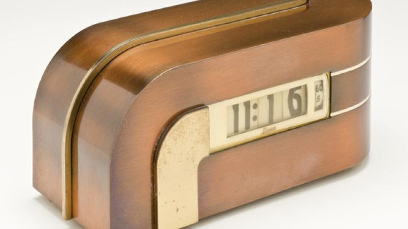 From the Collection: "Zephyr" Clock, Model P40, Style 304