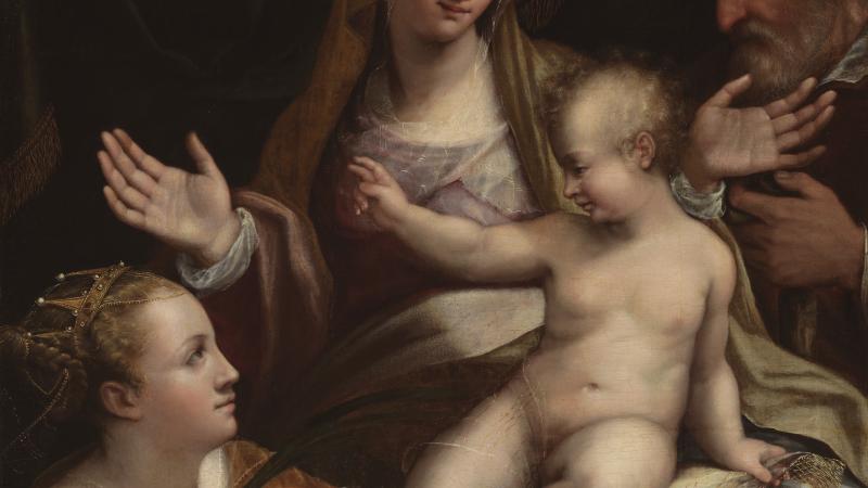 From the Collection: The Holy Family with Saint Catherine of Alexandria