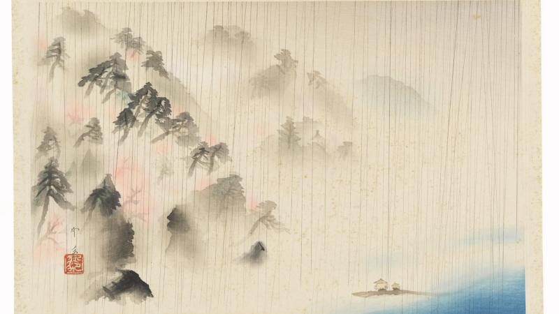 Removing Stains From a Japanese Print Using Gellan Gum