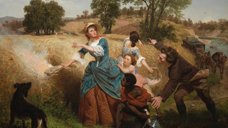 The Presence of Black Figures in Leutze’s “Mrs. Schuyler Burning Her Wheat Fields” (1852)