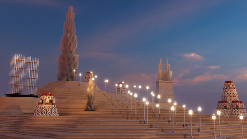 “A metaphorical city condensed to the essentials”: Chris Burden Estate’s Path to Xanadu