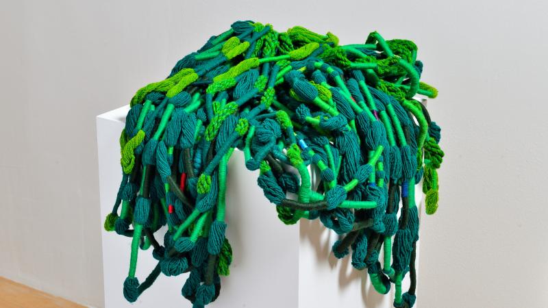 LACMA Favorites: Sheila Hicks’ Peluca verde