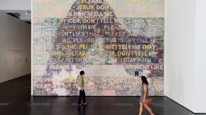 Now on View: Mark Bradford’s "150 Portrait Tone"