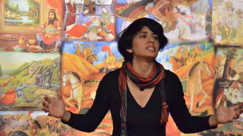 An Epic Food Fight Told through the Iranian Tradition of Naqqali