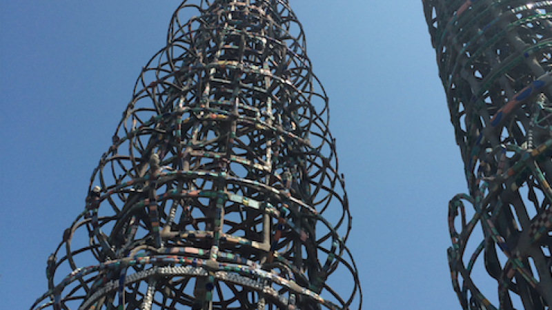 Conservation Proceeds at Watts Towers 