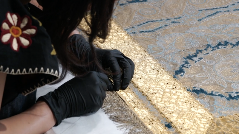 Stitching an 18th-century Russian Altarpiece 