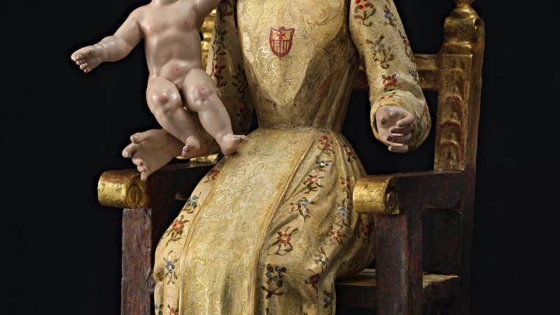 A Rare Sculpture of “The Pilgrim of Quito”