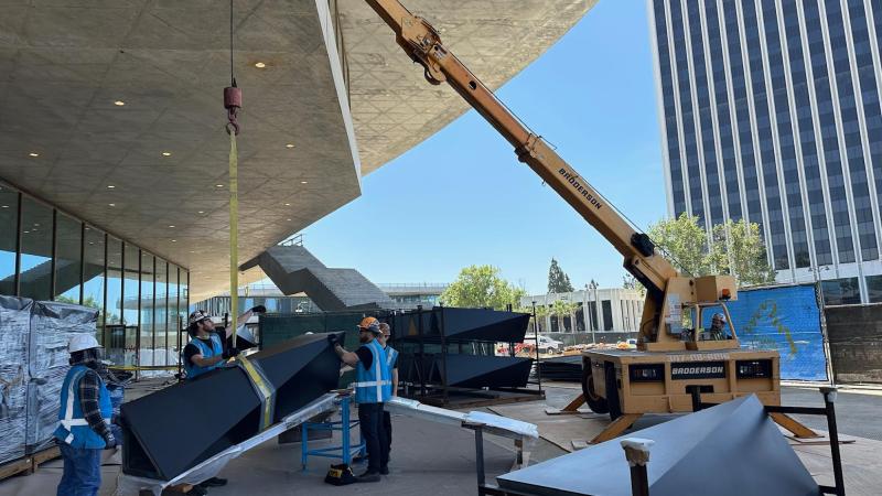 Up in “Smoke”: Installing Tony Smith’s Monumental Sculpture at the David Geffen Galleries
