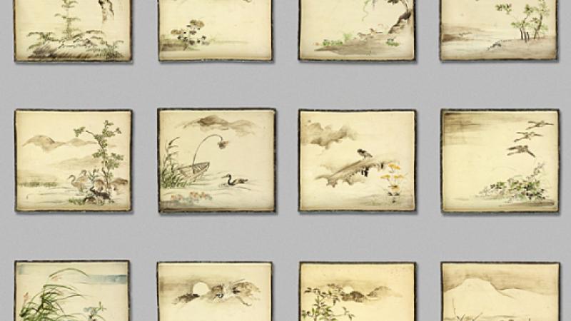 From the Collection: Plates of the 12 Lunar Months