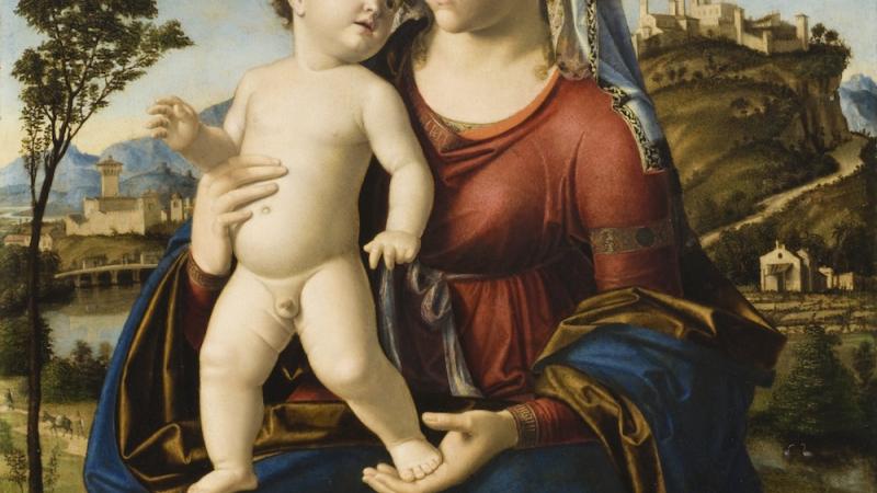 From the Collection: Madonna and Child in a Landscape