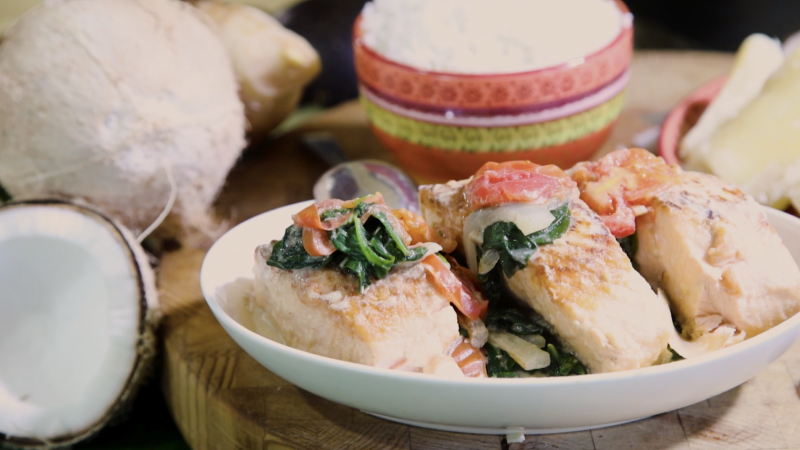 Cooking with LACMA: Fijian Dish Ika Vakalolo (fish with coconut cream)