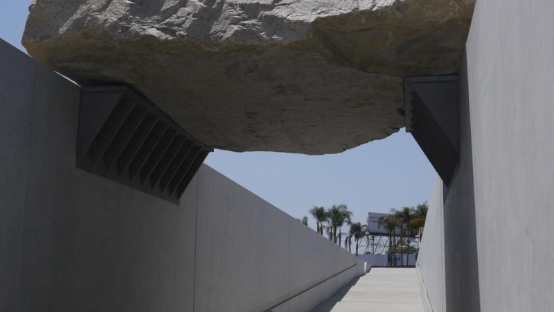 Levitated Mass Premiere at the Nuart