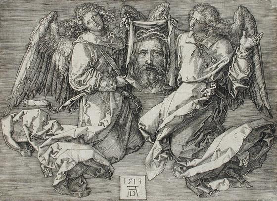 Albrecht Dürer, The Sudarium, Displayed by Two Angels, 1513