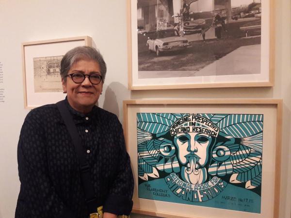 Judithe Hernández at Found in Translation: Design in California and Mexico, 1915–1985, LACMA, September 13, 2017
