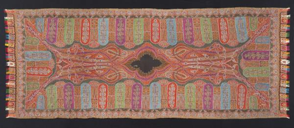 Woman's Shawl, India, Kashmir, mid-19th century, Los Angeles County Museum of Art, gift of Anna Bing Arnold, photo © Museum Associates/LACMA