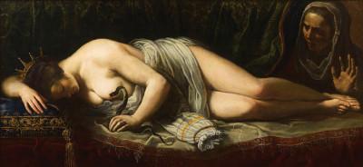 Artemisia Gentileschi's painting Death of Cleopatra, c. 1630